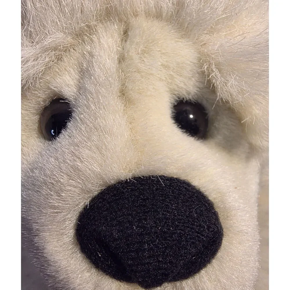 Vintage JBYRONS Bonnie White Teddy Bear Plush 1989 Steinbach w/ Tag